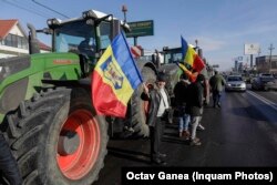 Reprezentanți ai protestatarilor din agricultură și transporturi vor să intre în Capitală, Afumați, Ilfov.