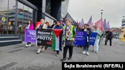 Protestna šetnja povodom 8. marta u Sarajevu, 8. mart 2024.
