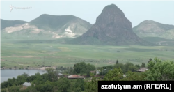 The border area in the Armenian province of Tavush