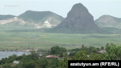 The border area in the Tavush province of Armenia