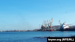Феодосия после атаки на морской порт и корабль «Новочеркасск» ЧФ РФ, 26 декабря 2023 года