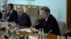 Ruski ministar zdravlja Mihail Muraško (prvi desno) na sastanku sa premijerkom Srbije Anom Brnabić u Beogradu, 29. januar 2023. 