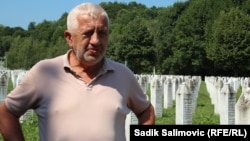 Sadik Selimović: "Žrtve genocida sahranjivane u masovne grobnice, a kasnije premještane na više lokacija." (foto: 15. jula 2024.)