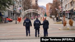 Zyrtarë policorë në Mitrovicë të Veriut. Fotografi ilustruese nga arkivi. 