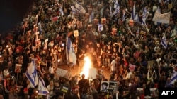 Протесты в Тель-Авиве