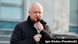 Former Moldovan President Igor Dodon (file photo)
