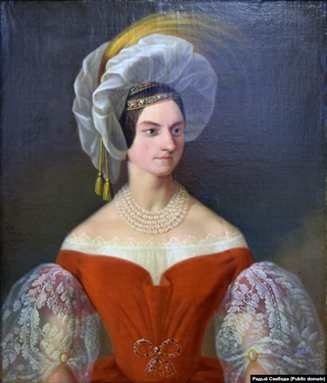 Ritratto di Teresa Bulgak.  Dipinto di Jan Damel