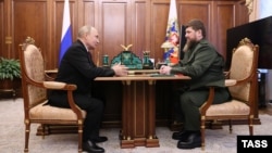Владимир Путин и Рамзан Кадыров, иллюстративная фотография