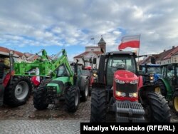 Протест польських фермерів. Пултуск, Польща, 24 січня 2024 року