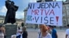 Protest u Novom Sadu protiv nasilja nad ženama, avgust 2023.