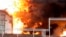 Fire at the oil depot