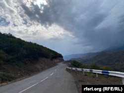 A new road constructed south of Kapan to replace one that had previously woven in and out of Azerbaijani territory