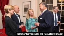 Премиерот Димитар Ковачевски и неговата сопруга во посета на САД. Средба со специјален пратеник на САД за Западен Балкан, Габриел Ескобар, 9 мај 2023