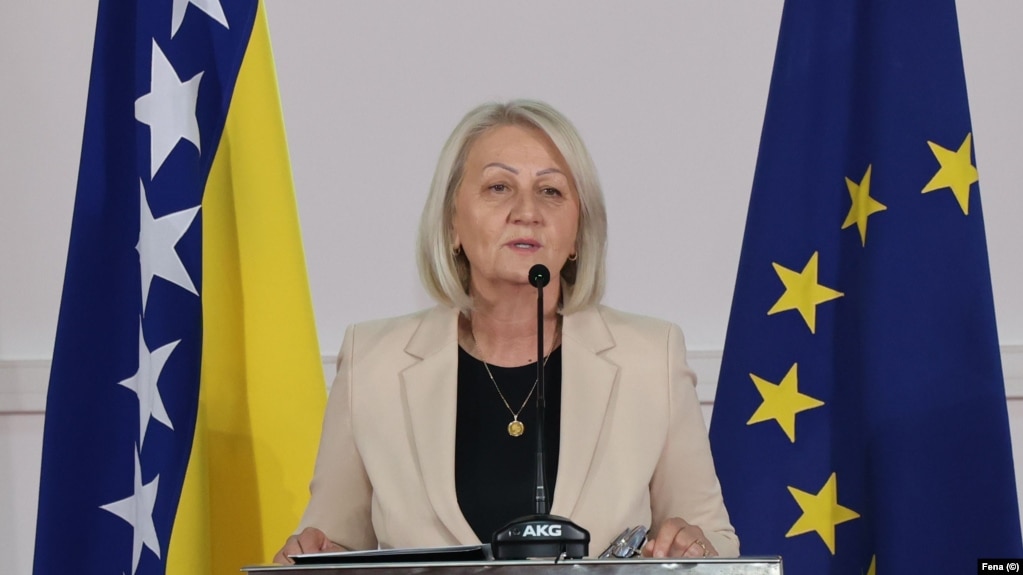 Borjana Krišto, predsjedavajuća Vijeća ministara Bosne i Hercegovine, 4. jula 2024. godine