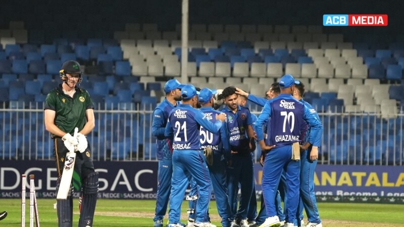 تیم کریکت افغانستان در دومین مسابقه ۲۰ اووره تیم ایرلند را شکست داد