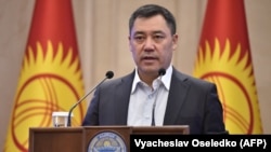 Kyrgyz President Sadyr Japarov (file photo)