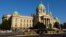 The Serbian National Assembly building 
