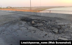 Последствия удара по Чонгарскому мосту, 22 июня 2023 года