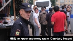 Рейд полиции по рынкам Красноярска