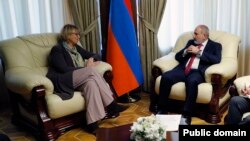Prime Minister Nikol Pashinian met with OSCE Secretary General Helga Maria Schmid in in Yerevan on November 18, 2023.