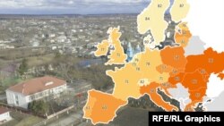 În clasamentul organizației Transparency International privind indicele percepției corupției, Moldova a urcat față de ediția anterioară, unde se afla pe locul 91 în lume, ajungând pe locul 80, cu un scor (42 de puncte) egal cu țara percepută drept cea mai coruptă din UE: Ungaria.