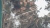 Супутникові знімки, зроблені над аеродромом Бельбек 16 травня, після ударів ракетами ATACMS, також показують сліди пожежі в районі стоянки літаків Су-27, Су-30 і Міг-31 (фото – Maxar Technologies)