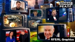 Российские пропагандистские телепрограммы, коллаж
