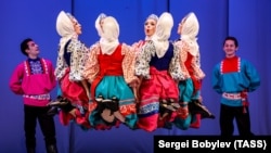 Выступление ансамбля "Березка" в Москве. Россия, май 2023 года