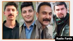 Iranian Kurdish prisoners who are in imminent danger of Execution: Vefa Azerbar, Hazir Framarzi, Mohsen Mazloom, and Pezman Fatahi.