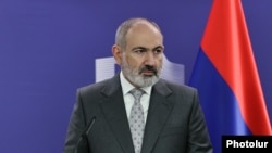 Jermenski premijer Nikol Pašinian u Briselu, 5. aprila 2024.