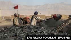 کارگران در یک معدن زغال در قزاقستان 