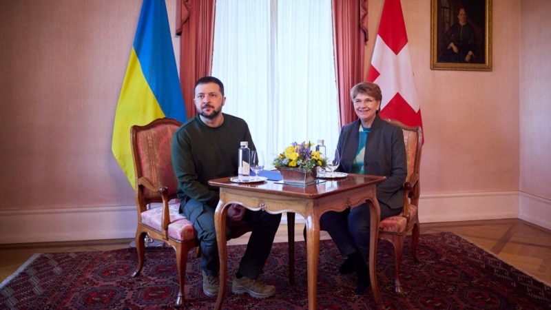 رئیس جمهور اوکراین به سوئیس سفر کرد