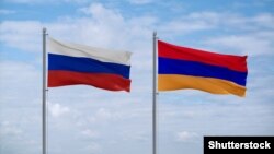 Ռուսաստանի և Հայաստանի դրոշները, արխիվ