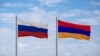 RUSSIA AND ARMENIA flags