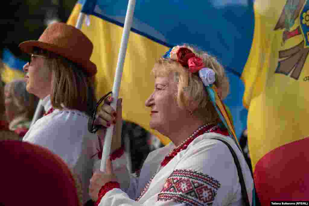 Valentina, o refugiată din Mariupol.