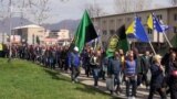 Miners protests in Zenica, Bosnia and Herzegovina