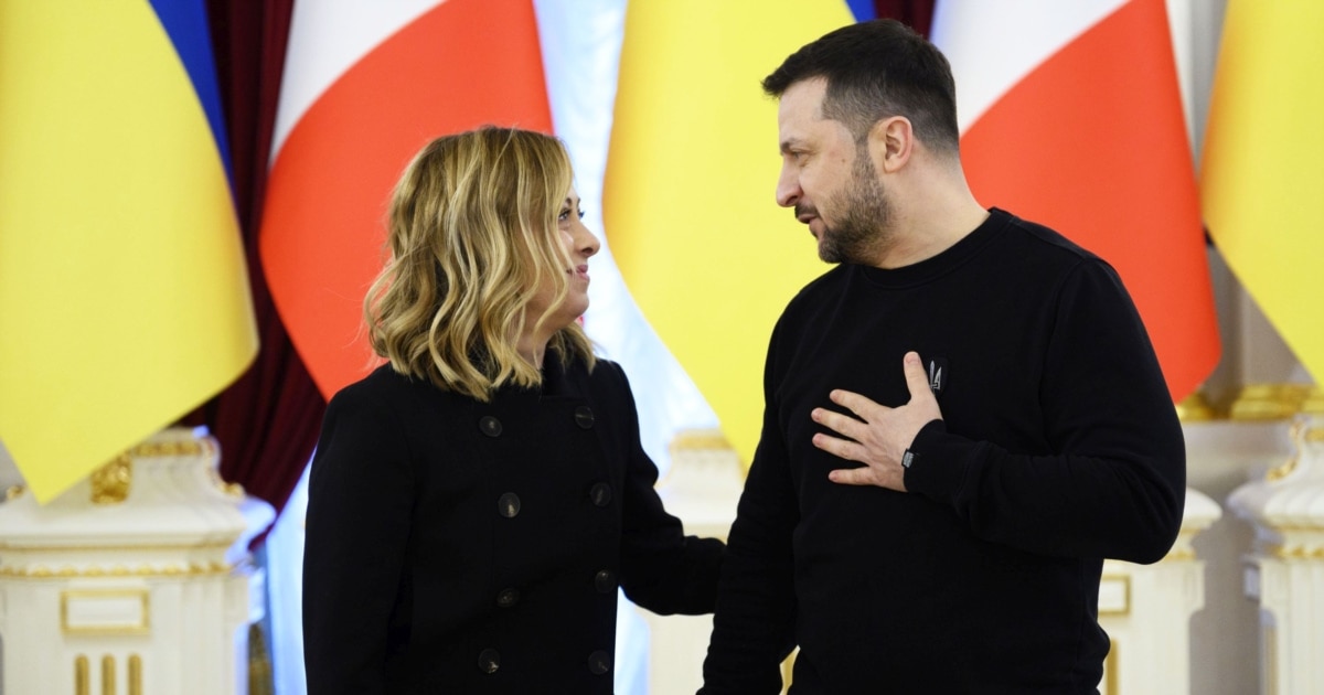 Зеленський відвідає Італію для зустрічі з Джорджею Мелоні