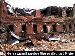 Центральна міська публічна бібліотека імені В. Короленка після бомбардування міста армією РФ