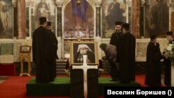 Поклонението в храма "Св. Александър Невски" в София