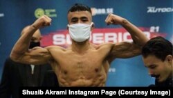 شعیب اکرمی ورزشکار مبارزات آزاد افغانستان 