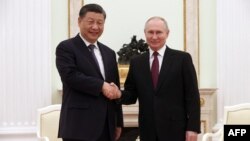 Ռուսաստանի և Չինաստանի նախագահներ Վլադիմիր Պուտինի և Սի Ծինպինի հանդիպումը Մոսկվայում, 20-ը մարտի, 2023թ.