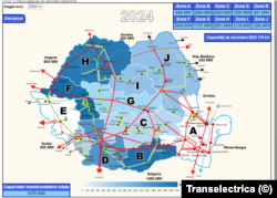 România - conexiuni transfrontaliere pentru schimburi de energie.