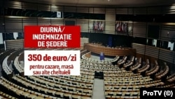 Europarlamentarii beneficiază de salarii, indemnizații, pensii și beneficii consistente.