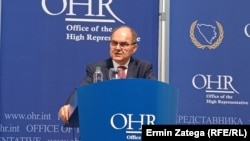 Visoki predstavnik Kristijan Šmit na konferenciji za medije u Sarajevu, 20. 6. 2024.