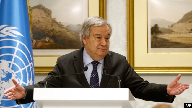 د ملګرو ملتونو د سرمنشي انټونیو ګوټېرېش