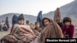 تعدادی از مهاجرین افغان که مجبور شده اند پاکستان را ترک کنند