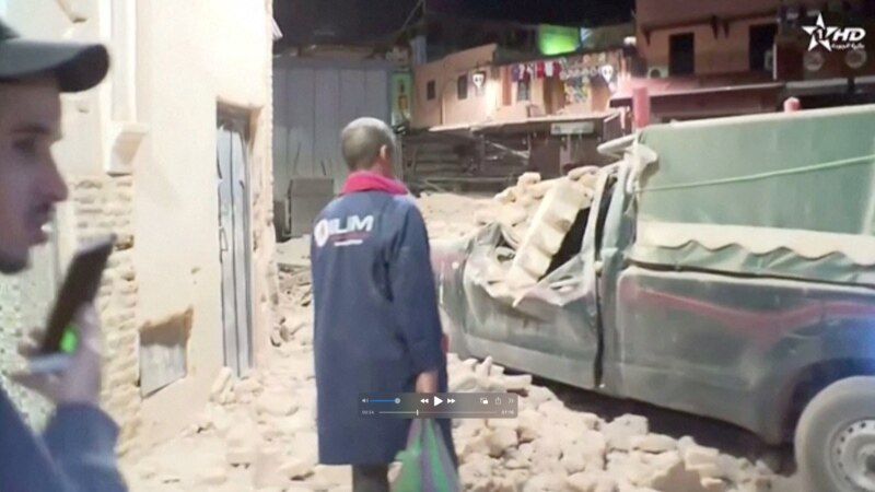 زلزله قوی در مراکش دست‌کم ۶۳۲ کشته برجای گذاشت
