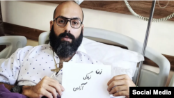 خالد پیرزاده در بیمارستان
