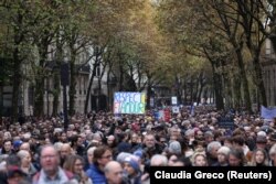 Protesti protiv antisemitizma u Parizu 12. novembar 2023.