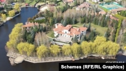 A lavish Kyiv region estate that Schemes, the investigative unit of RFE/RL's Ukrainian Service, discovered belonged to Portnov.